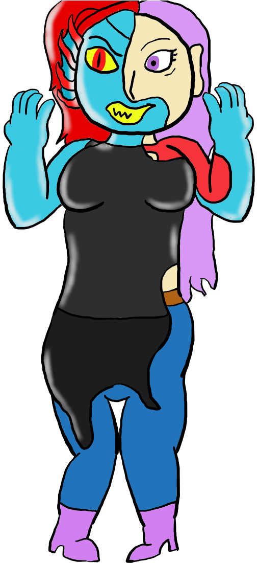 Clawssac 27 1 Undyne Slime Tf By Htfman114 - Undertale Undyne Tg Tf (900x1100)