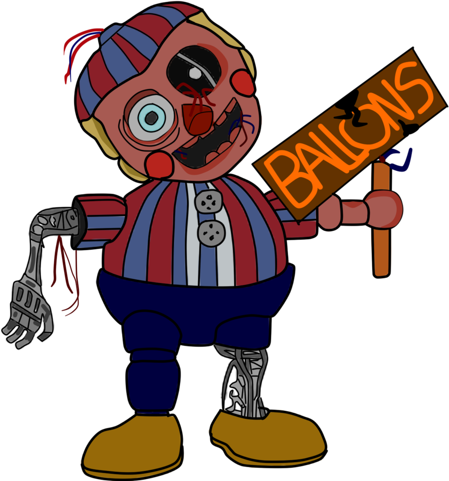 Withered Ballon Boy By J04c0 Withered Ballon Boy By - Fnaf Coloring Pages Balloon Boy (1024x956)
