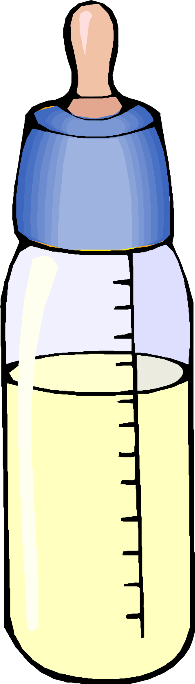 Free To Use Amp Public Domain Baby Bottle Clip Art - Baby Bottle (670x2341)