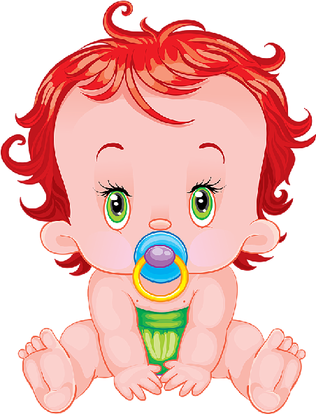 Cute And Funny Baby Boy Cartoon Clip Art Images On - Baby Vector (600x600)