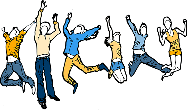 Clip Art Happy Students (600x354)