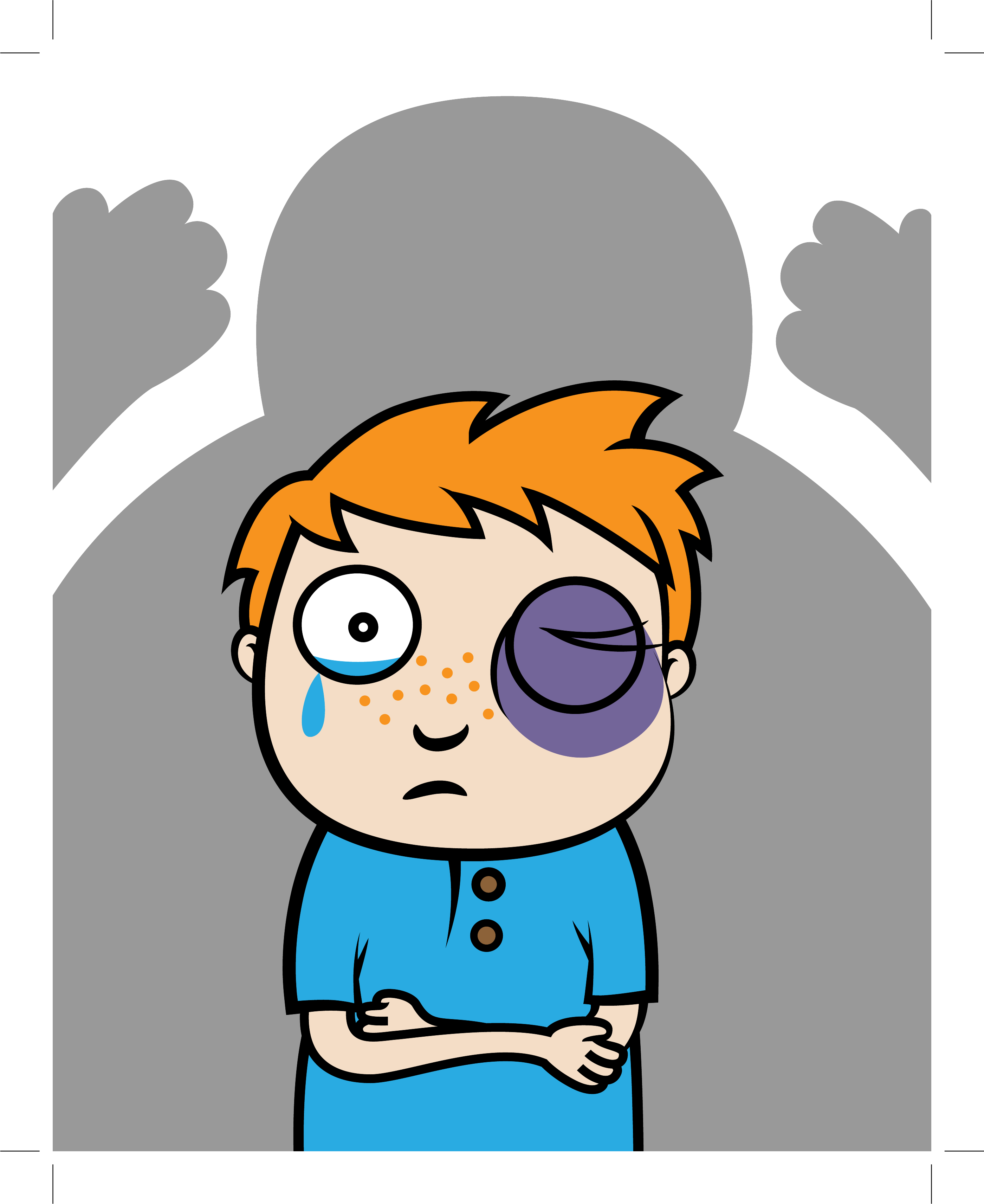 28 Collection Of Bullying Clipart Transparent - Victim Cartoon (2800x3425)