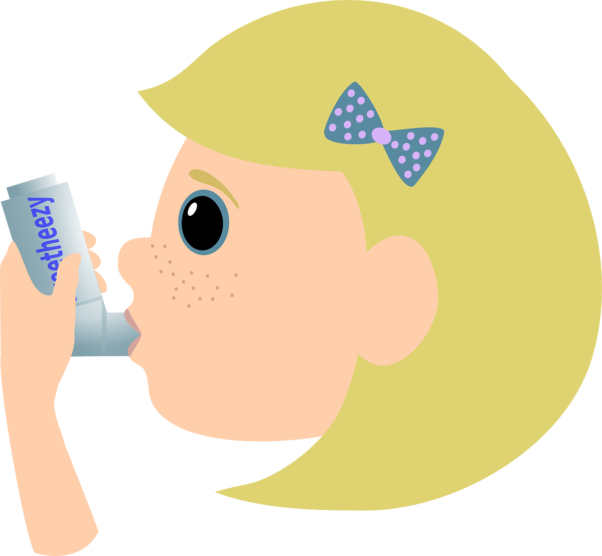Child-asthma - Asthma Clipart Png (866x800)