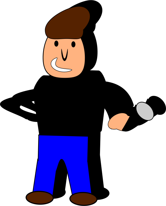 Cartoonish Singer Clip Art At Clkercom Vector - Clip Art (644x800)