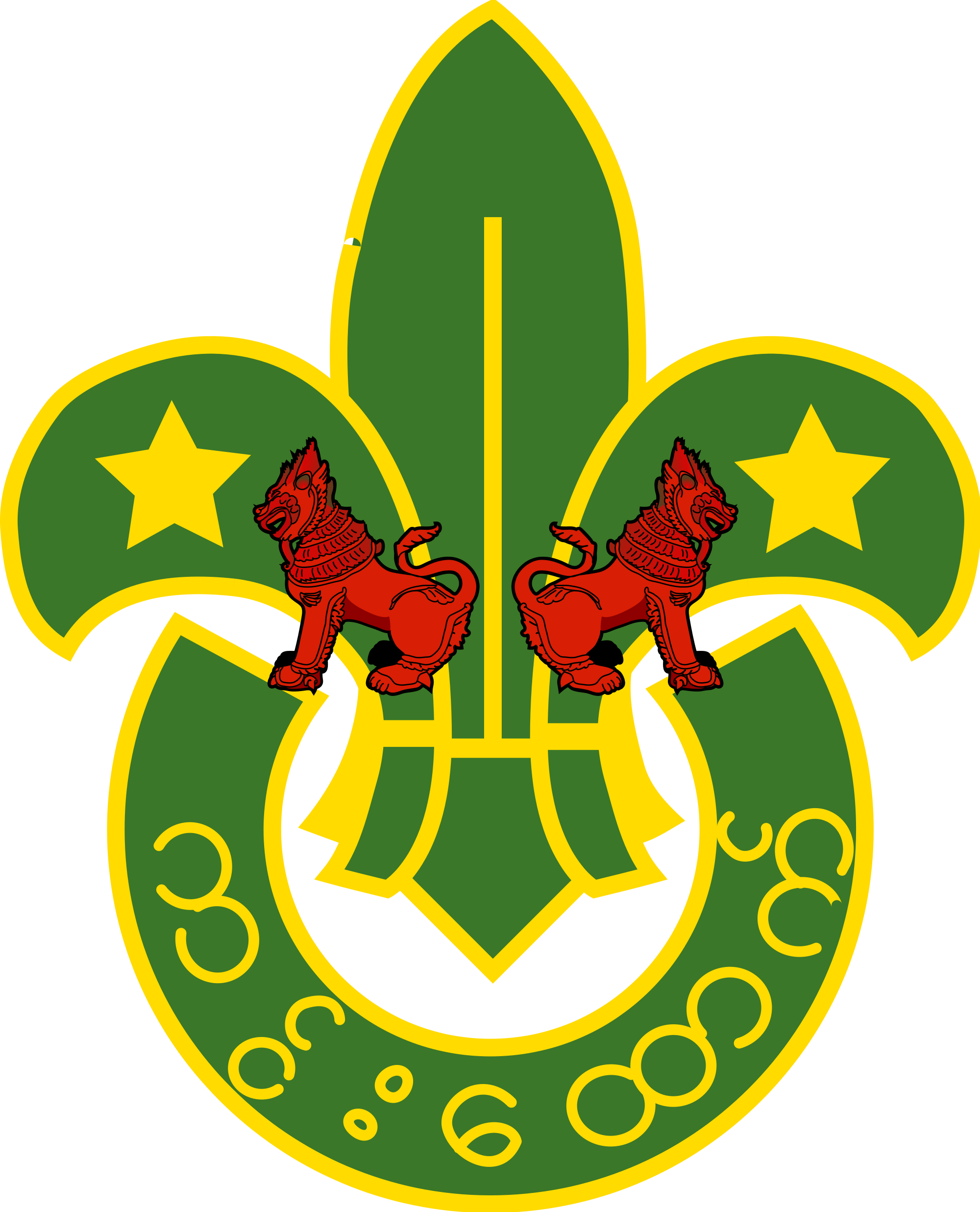 Union Of Burma Boy Scouts - World Scout Logo Meaning (2000x2473)