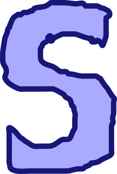 Codes For Insertion - Capital S Clipart (402x597)