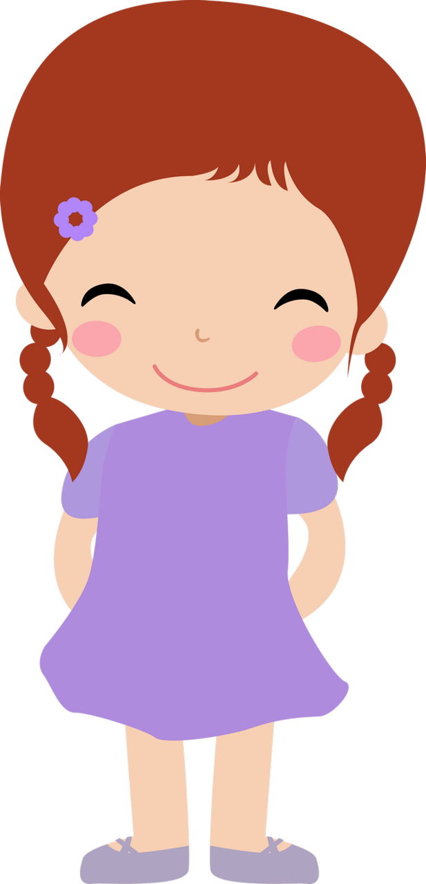 Family Clipart, Children Clipart, Art Girl, Frame Clipart, - Niña Dulce (617x1280)
