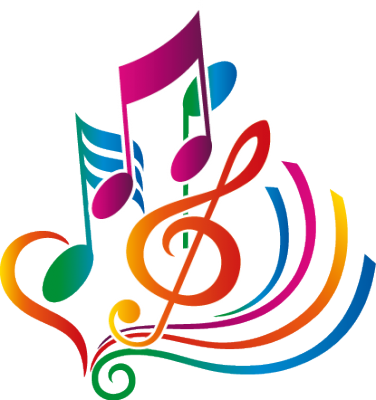 Programs For Kids - Note De Musique Couleur (376x400)