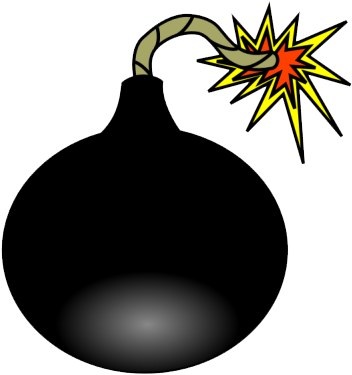 Free To Use Amp Public Domain Military Clip Art Page - Bomb Clip Art (400x400)