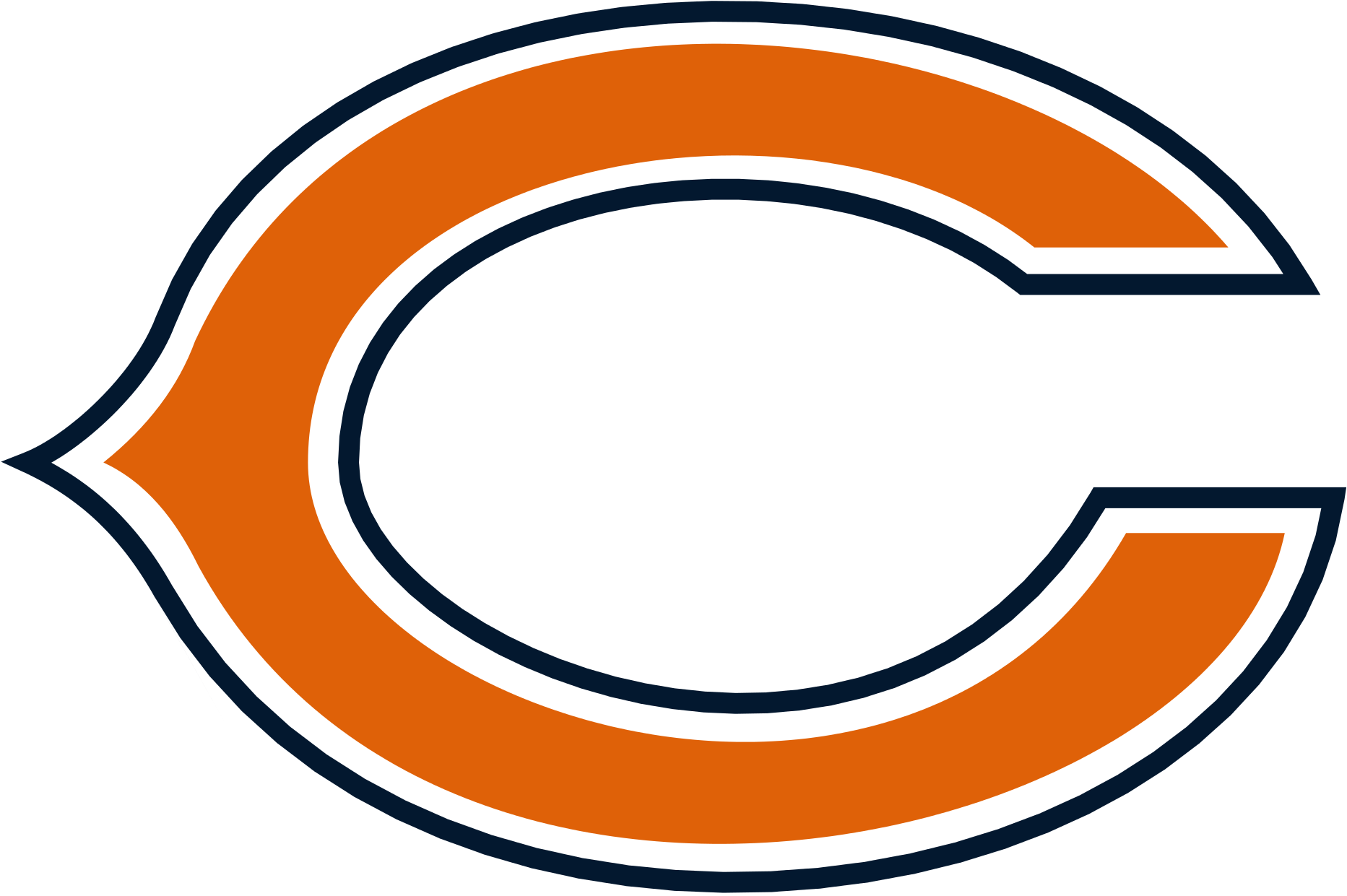 Logo Clipart Chicago Bears - Chicago Bears Symbol (2000x1350)