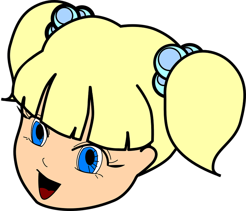 Girl Face Clip Art (1280x1098)