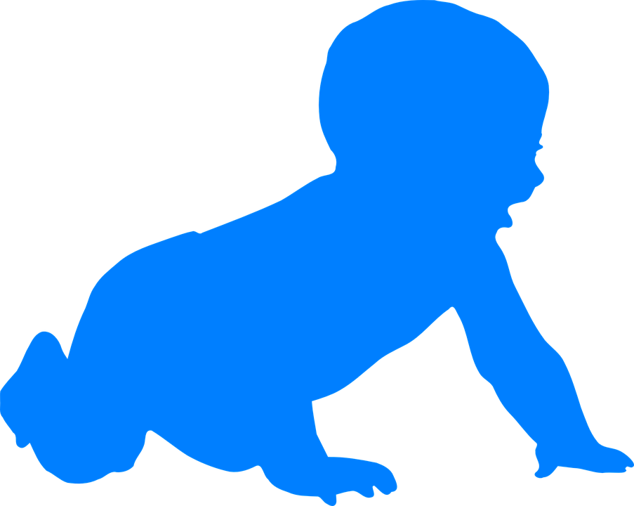 Safe For You're Baby - Baby Silhouette Clip Art (903x720)