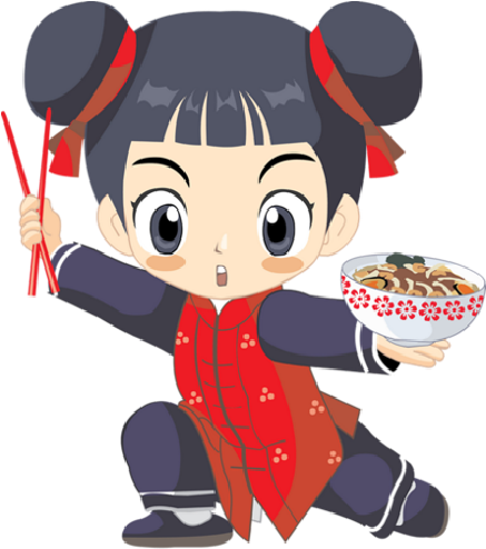 Cute Cartoon Boy And Girl Images Are Free To Copy - Cute Cartoon Japanese Girl (500x500)