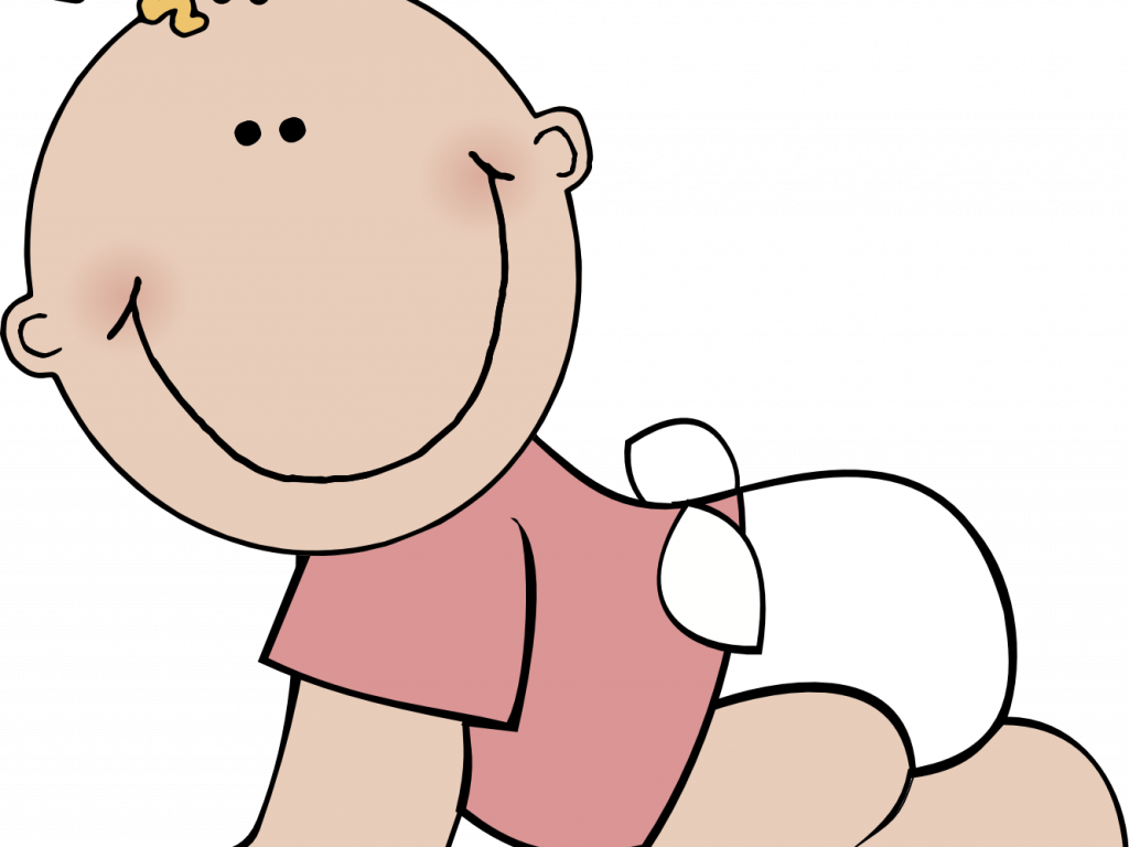 Wonderful Design Clip Art Baby Free Girl Borders Clipart - Baby Clipart Transparent Background (1024x768)