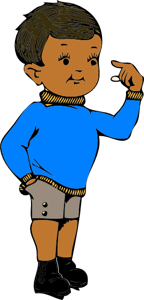 Lad Clipart - Clip Art Of A Boy (360x720)