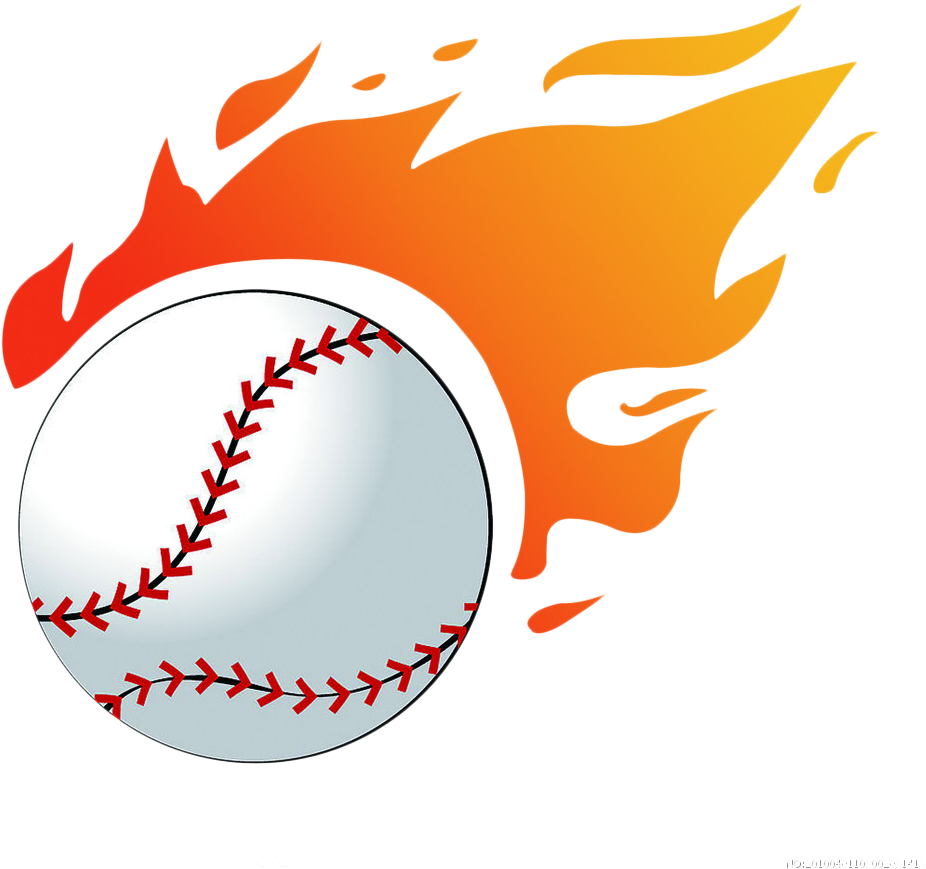 Baseball Flame Softball Clip Art - Girls Softball Throw Blanket (1024x1024)