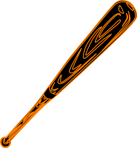 Baseball Bat Svg Clip Art - Baseball Bat Clipart Transparent (552x596)