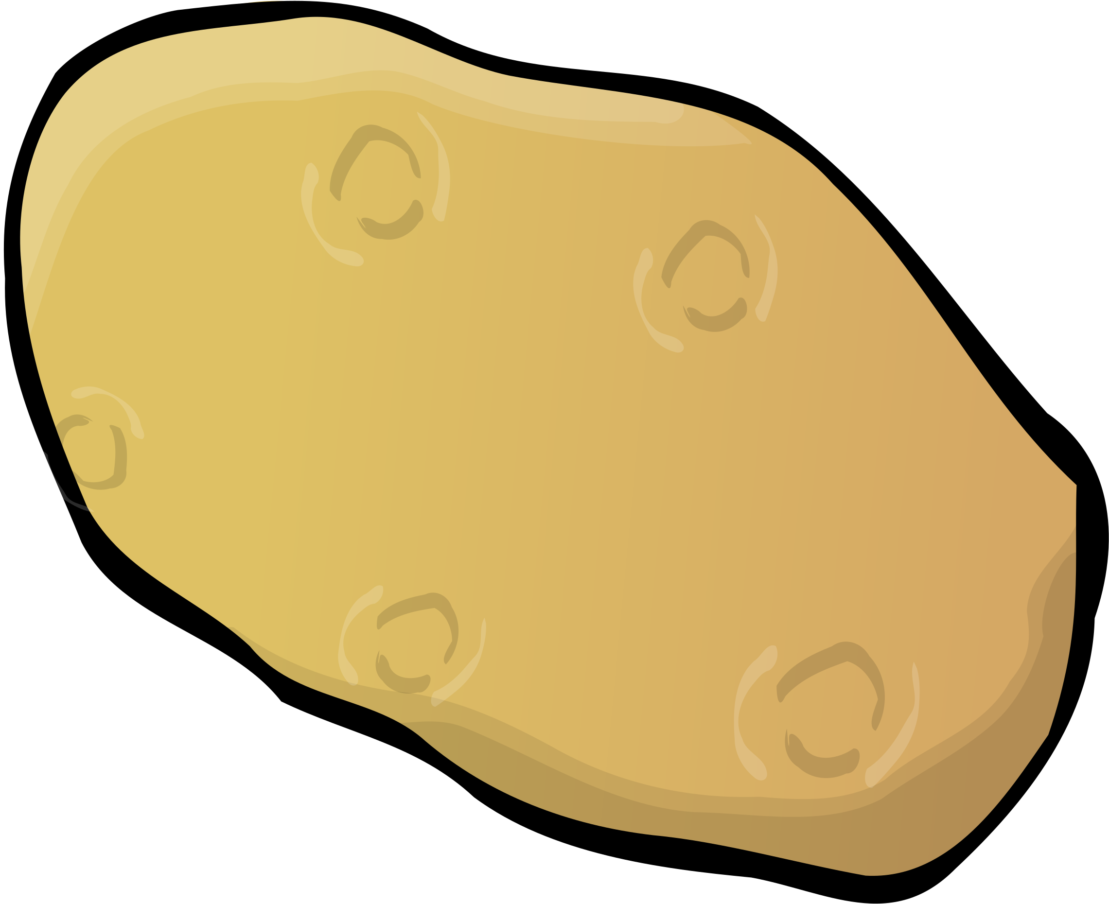 Clipart Baked Potato Potato Clip Art - Potato Clip Art (2400x2400)