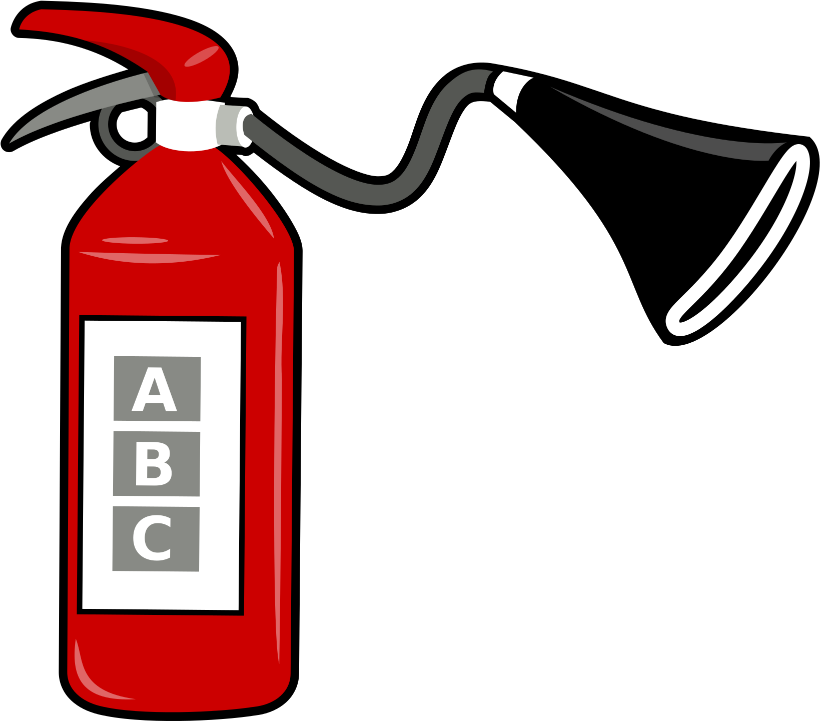Open - Fire Extinguisher Cartoon Png (2000x1755)