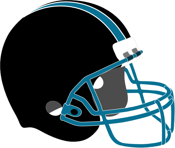 Football Helmet Sharks Clip Art At Clker - Football With Helmet Drawing (600x506)