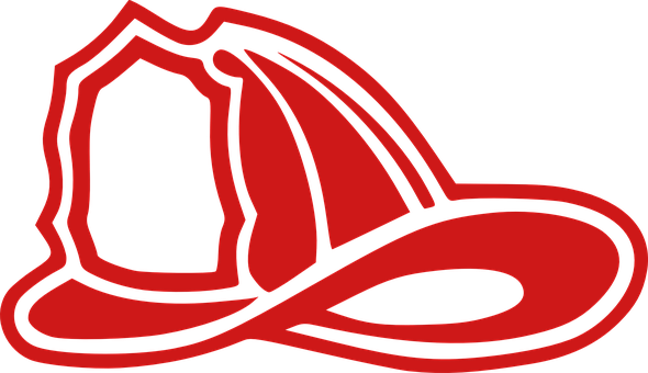 Fireman Red Fire Helmet Firefighter Rescue - Fire Hat Clip Art (590x340)