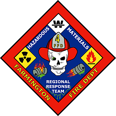 Farmington Fire Dept - Hazmat Team Logo (379x379)