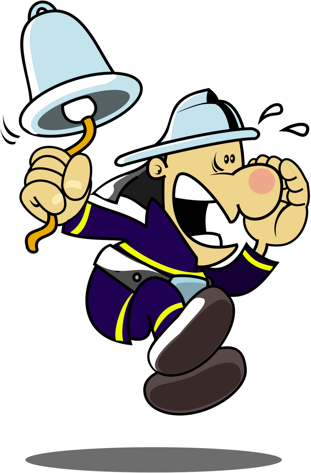 There Are Some Mysterious Emanations From The Firehouse - Fireman Clipart (1054x1600)