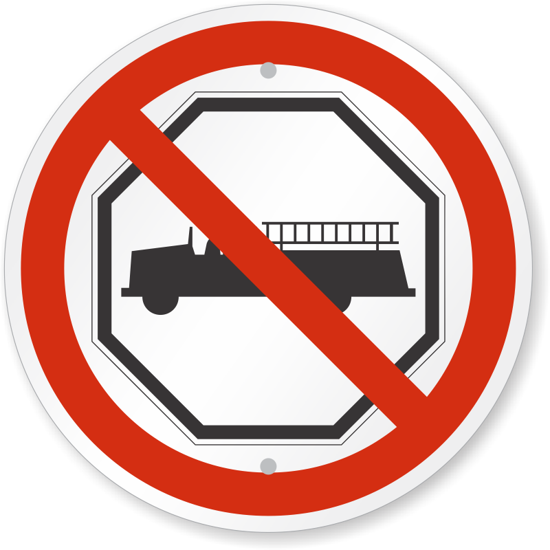 Zoom, Price, Buy - Emergency Vehicle Sign (800x800)