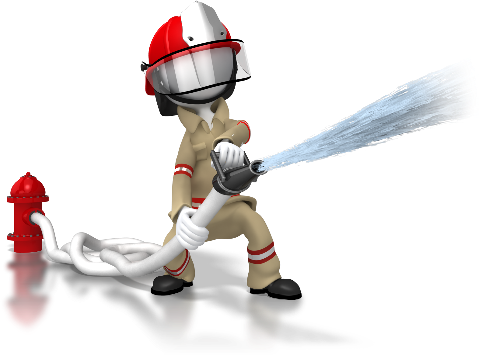 In House Safety Training - Man With Fire Hose (1600x1214)