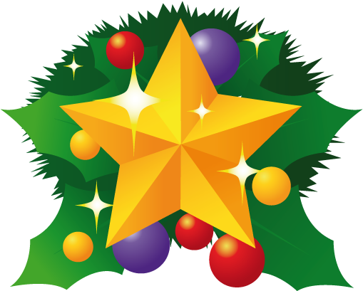 Fire Drill Clip Art Item - Christmas Tree Star Cartoon (512x512)