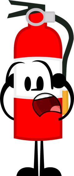 Extinguisher - Inanimate Objects 3 Extinguisher (239x567)