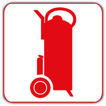 Fire Trolley Safety Sign - Fire Trolley Signage (400x400)