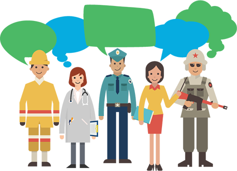 Are You A Firefighter, Nurse, Police Officer, Educator - Police (474x343)