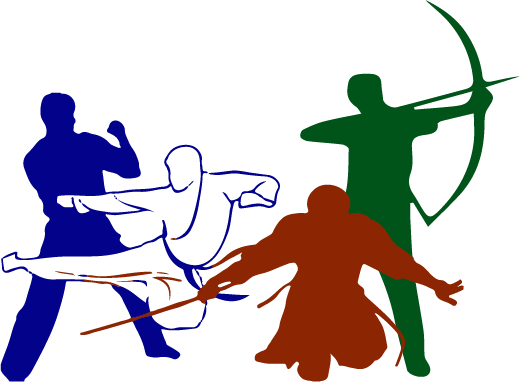 The Four Man Logo Symbolises The Four Martial Arts - Shoot Rifle (520x382)