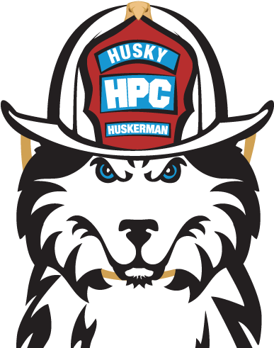 Husky Huskerman - Fire Husky (413x504)