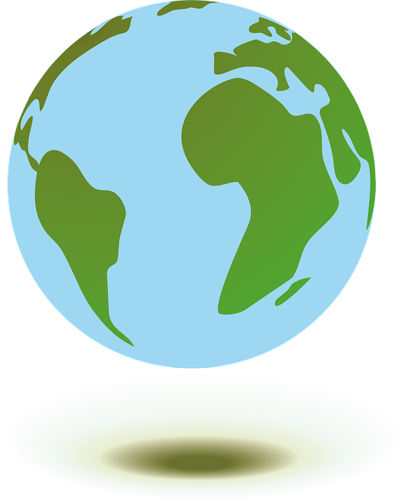 Planet Earth Clipart Transparent - Planeta Terra Desenho Png (588x720)