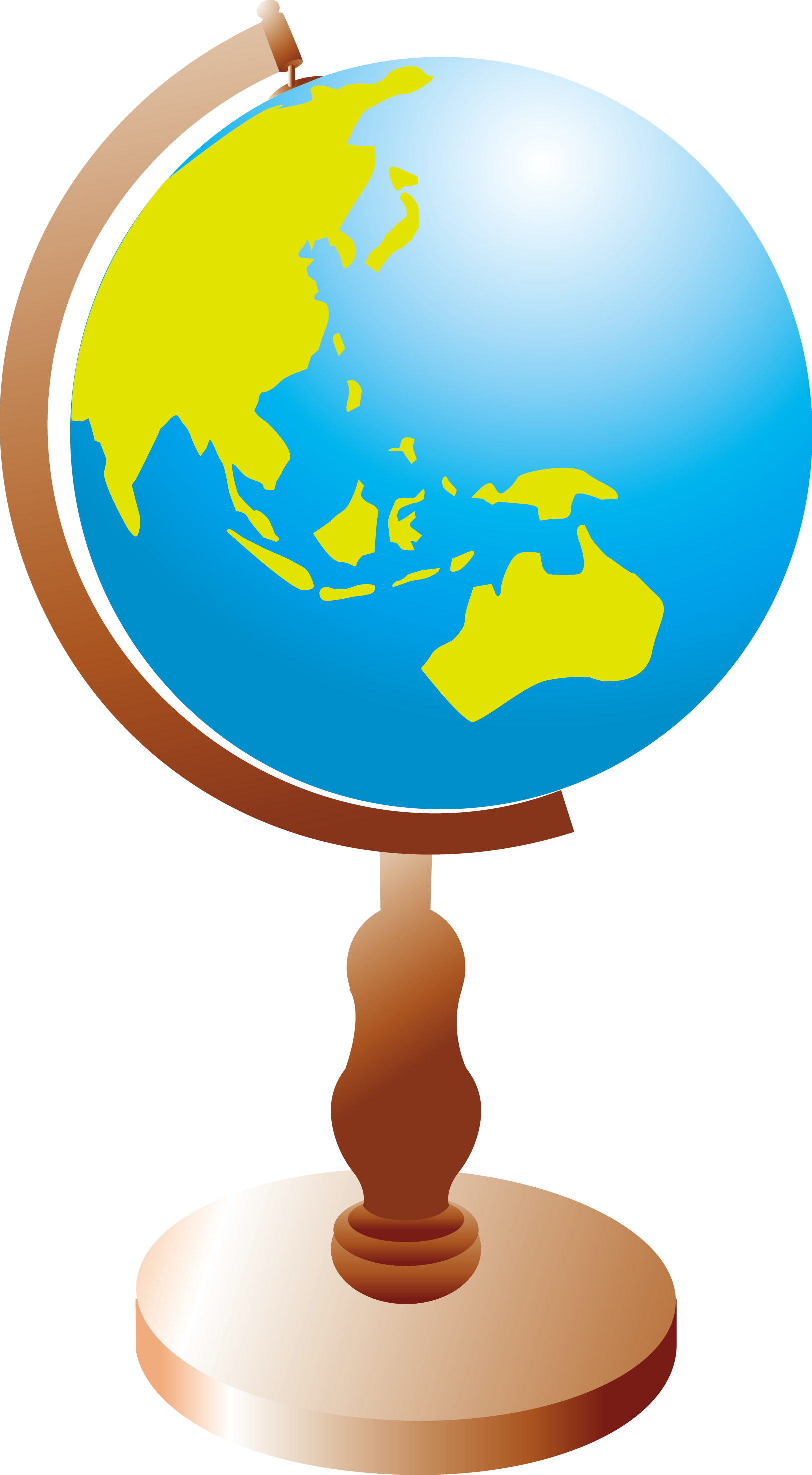 Globe Cartoon Clip Art - Globe (1625x2950)