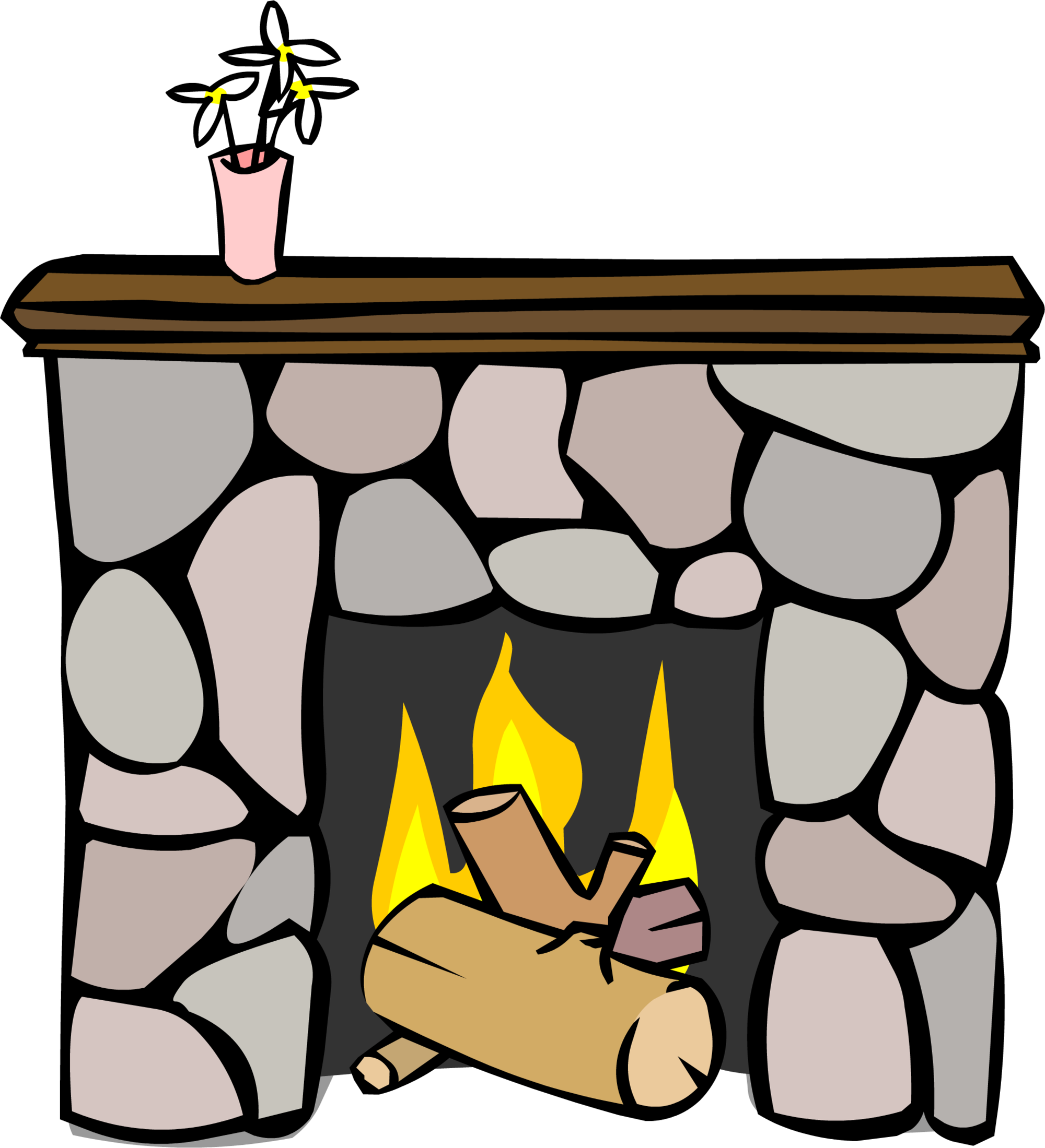 Fireplace Sprite 014 - Fireplace Sprite 014 (2000x2199)