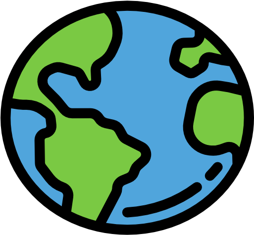 Globe Free Icon - World Icon Png (512x512)