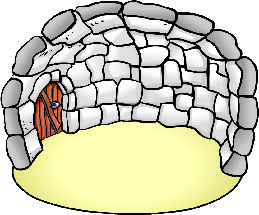 Club Penguin Wiki - Club Penguin Basic Igloo (865x715)