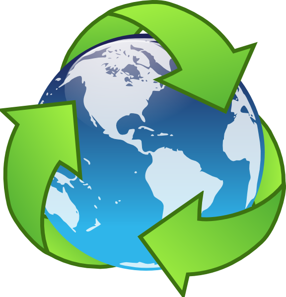 Save Mother Earth Clipart - Earth Recycle Png (576x598)