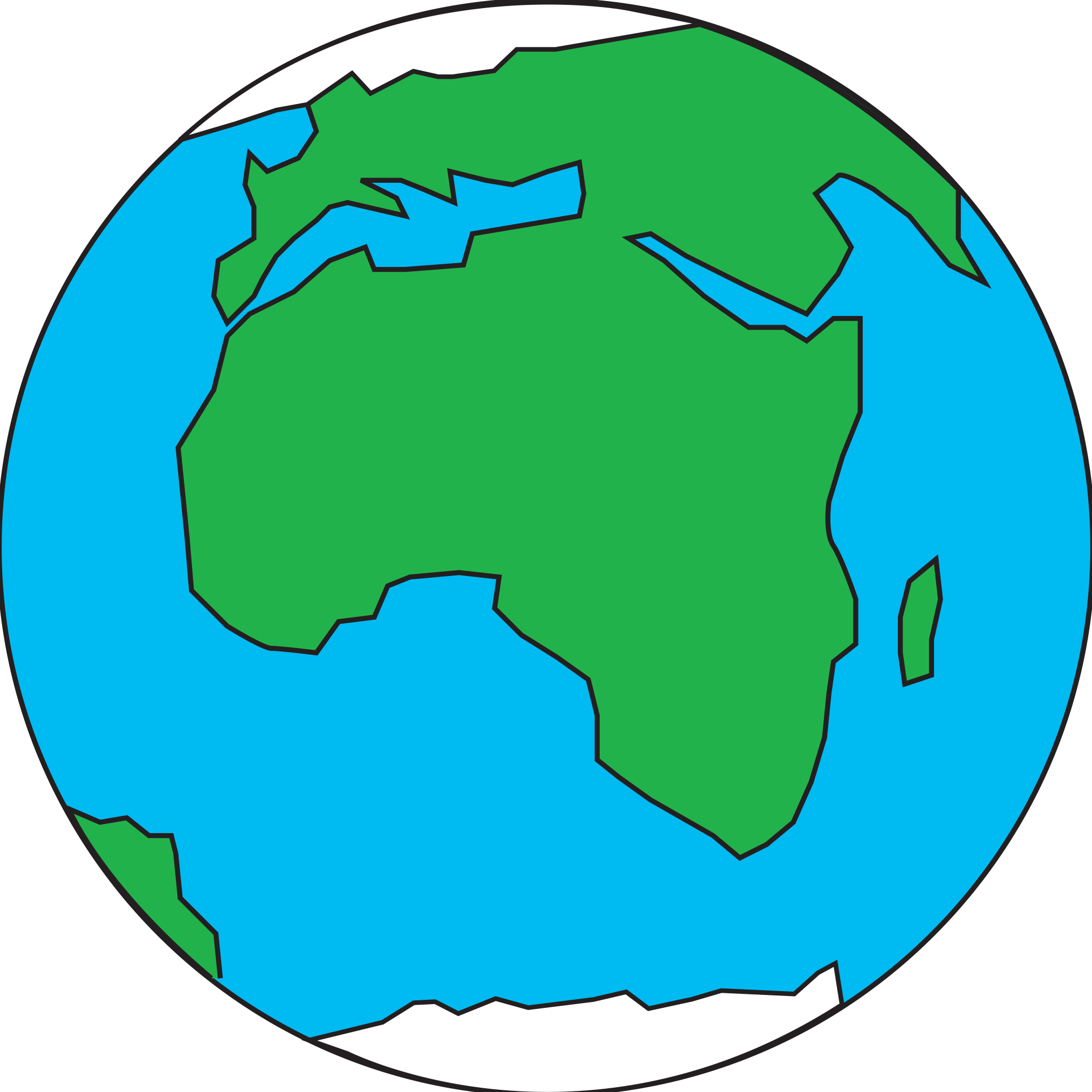 Thumbnail Of Template - Earth 2 Colors (2025x2025)