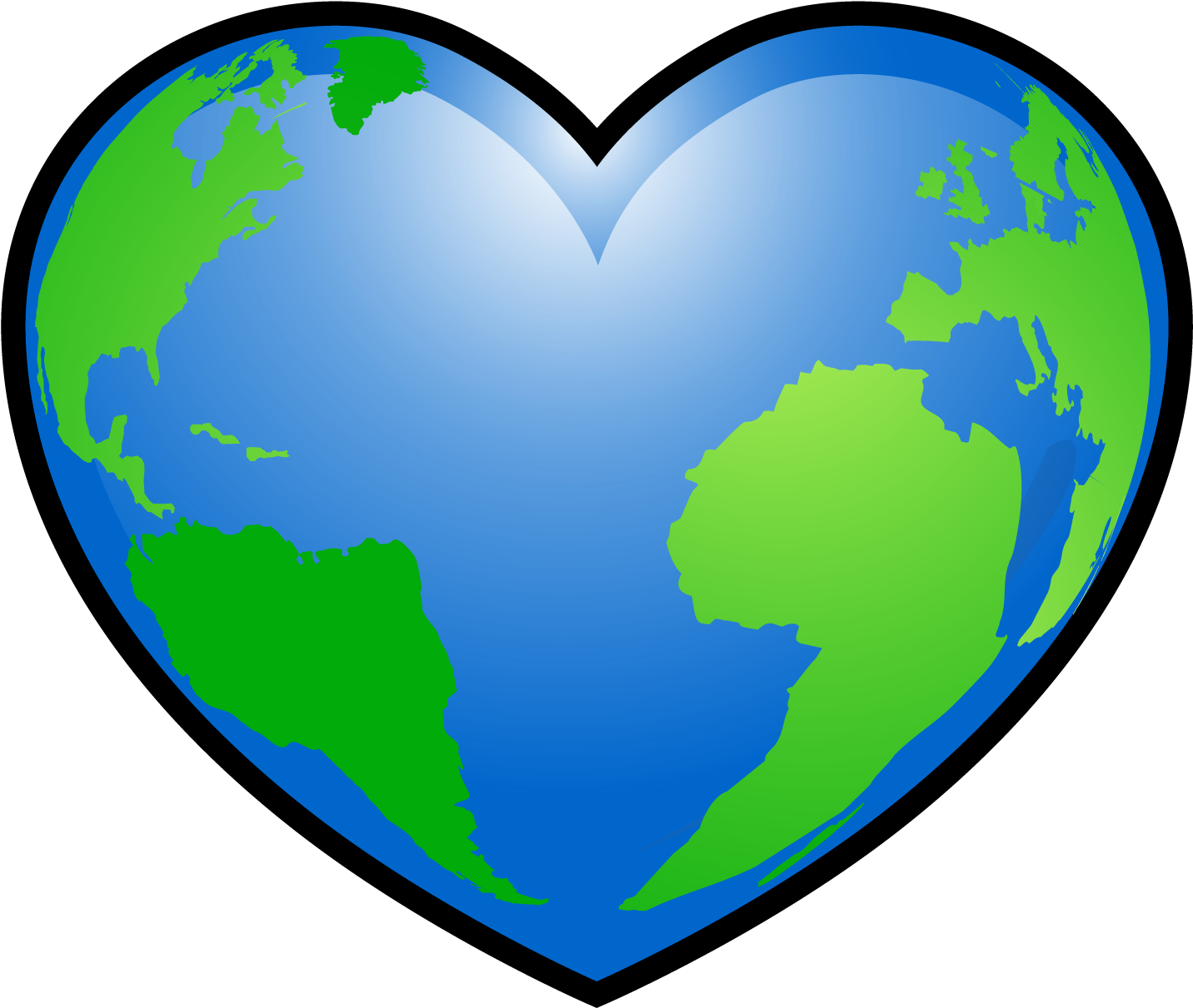 Love The Earth Heart Bigger Than Earth (2829x1913) Png Clipart Download