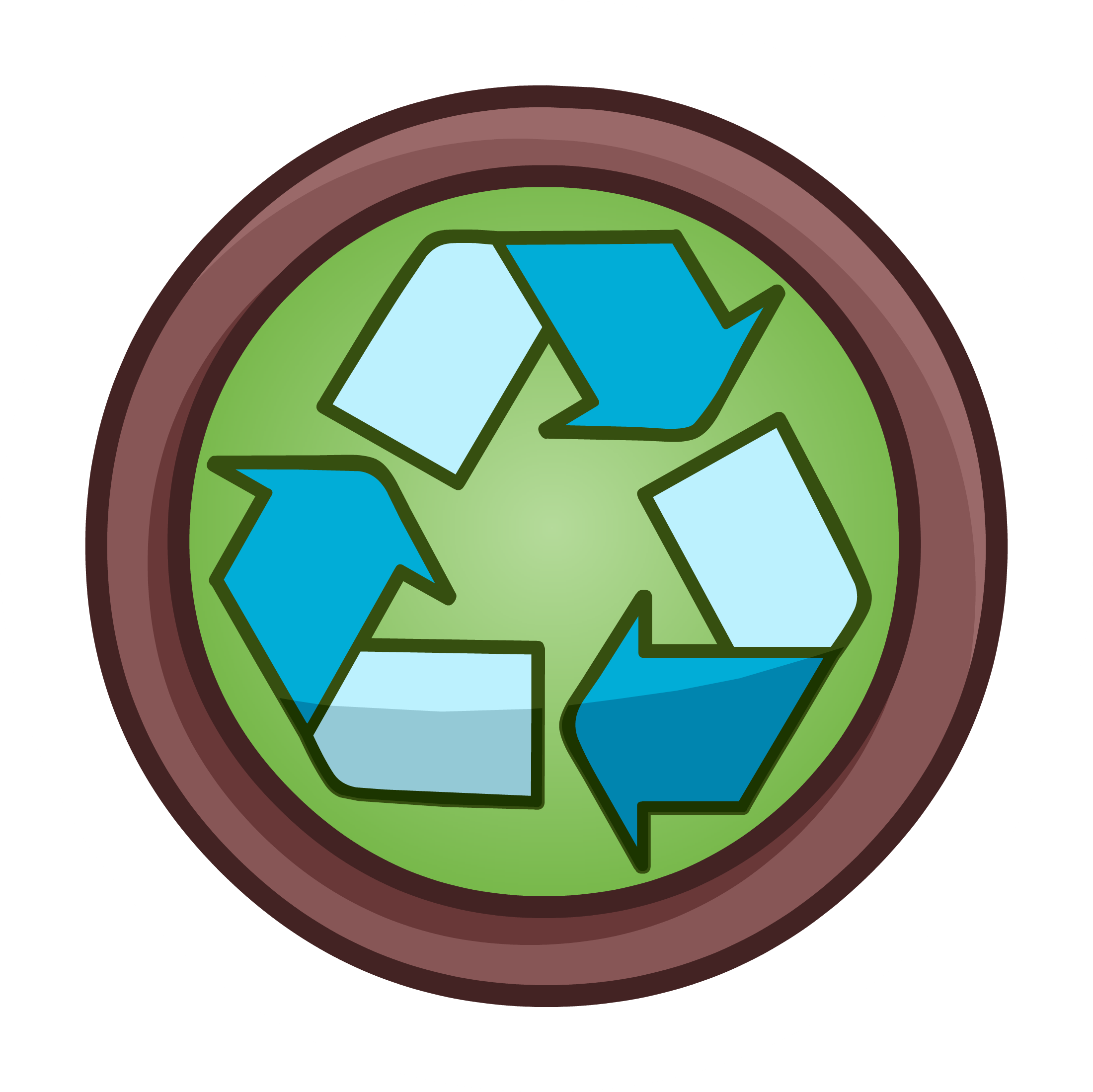 Recycle Pin - Recycle Pin (2200x2198)