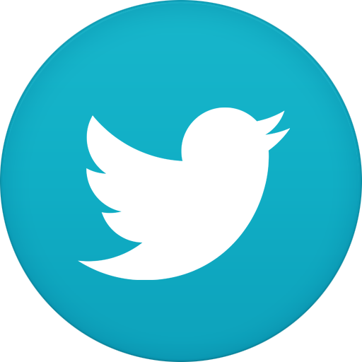 Twitter Round Logo Png Transparent Background (512x512)
