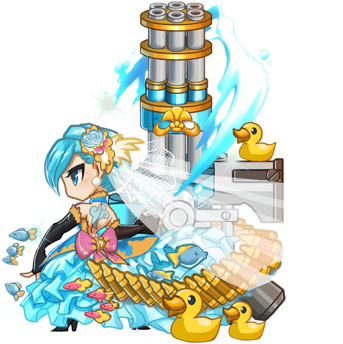 Maiden Serin / Gun Lady Serin / Gun Goddess Serin / - Brave Frontier Gun Goddess (350x348)