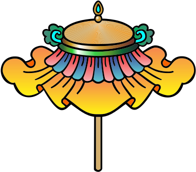 Jewelled Parasol - Parasol Buddhism (400x360)
