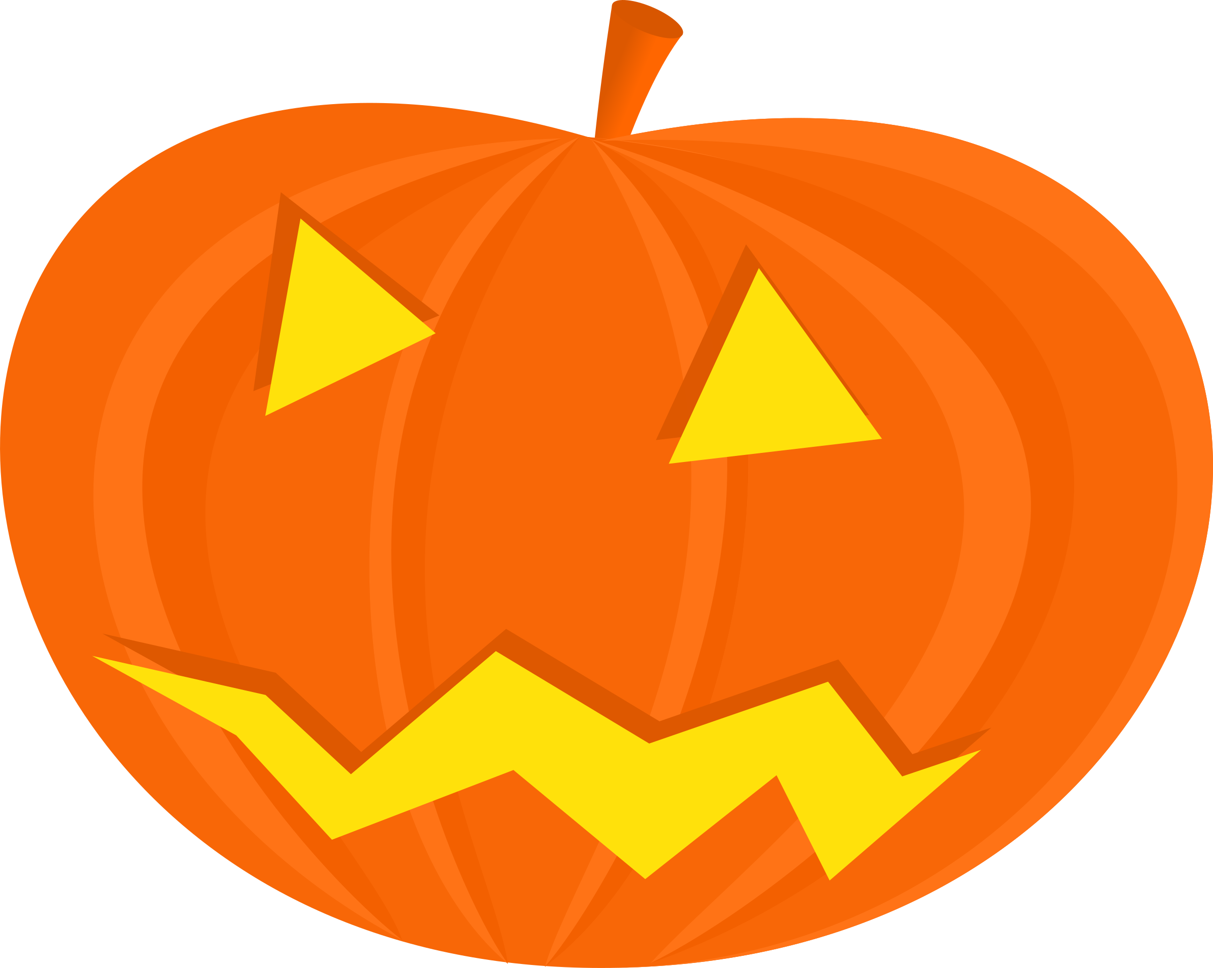 Big Image - Jack O Lantern Clipart (2400x1915)