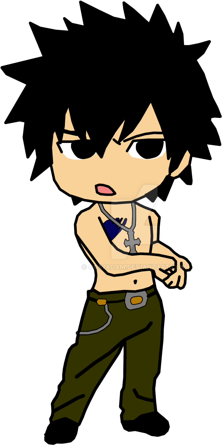 Gray Fullbuster By Oo87adam On Deviantart - Draw Chibi Gray Fullbuster (1600x1600)