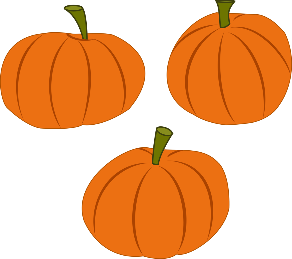 Halloween Pumpkin Silhouette Vector Graphicssilhouette - Pumpkins Vector (1024x908)